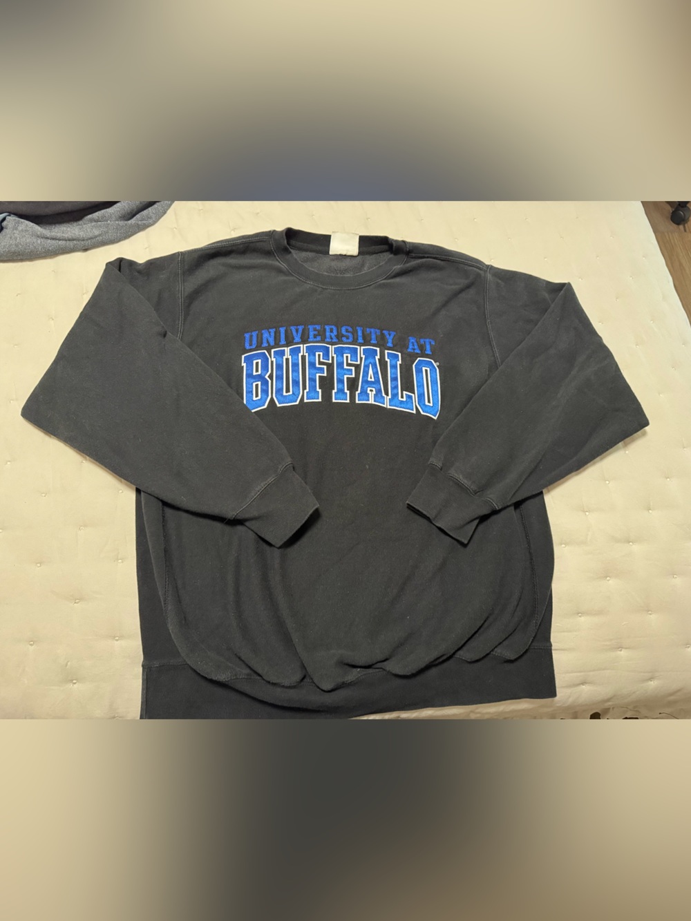 University at Buffalo Black Crewneck Sweatshirt